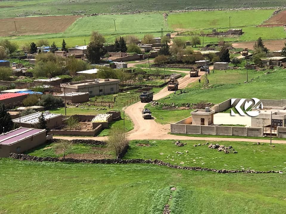 Hêzên Rûsî û Tirkî gereke çavdêriyê li rojhilatê Qamişlo dikin